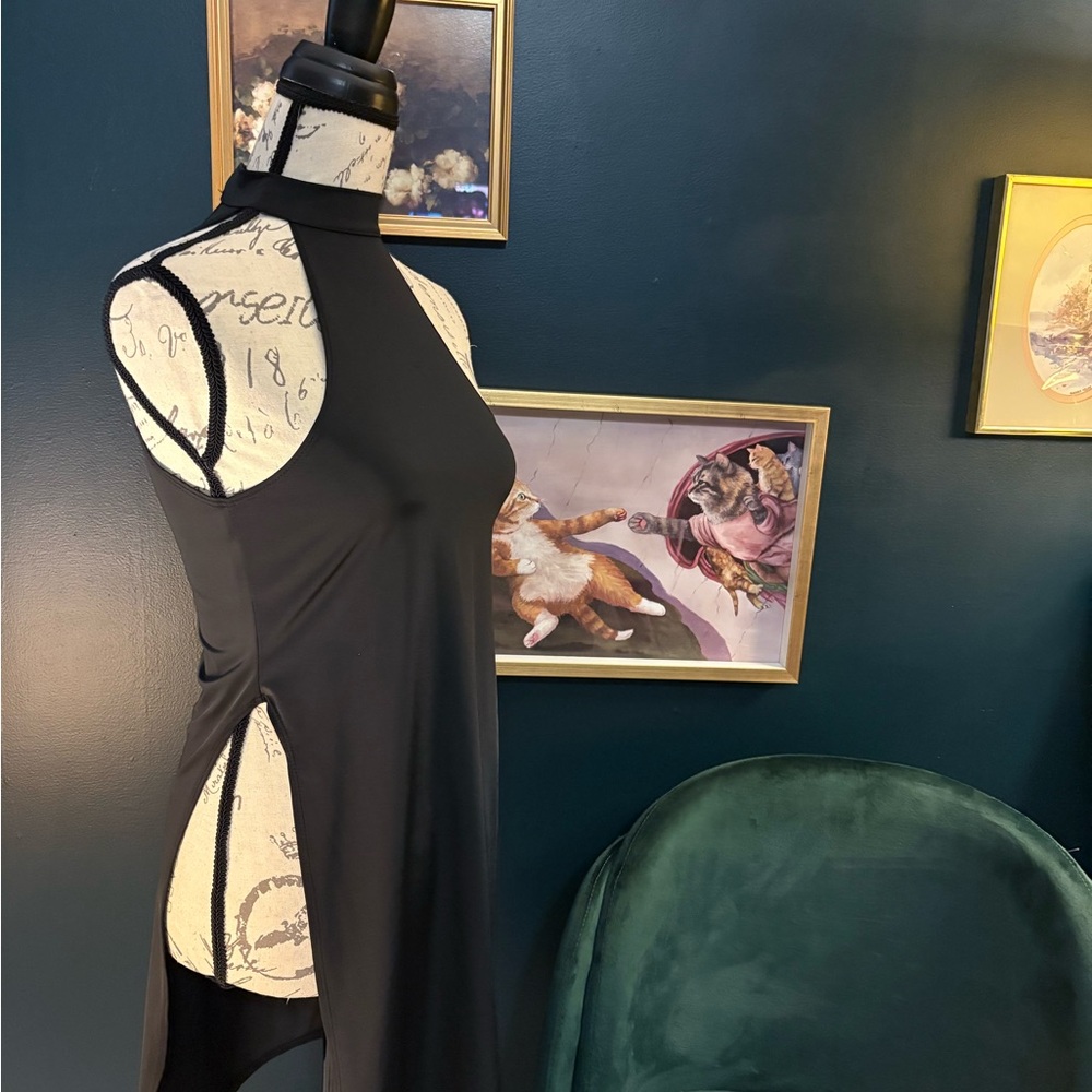 Chic Black Backless Dress